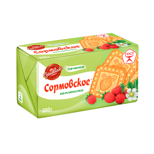 UNICONF SORMOVSKOE Cookies Wild Strawberry, 200g
