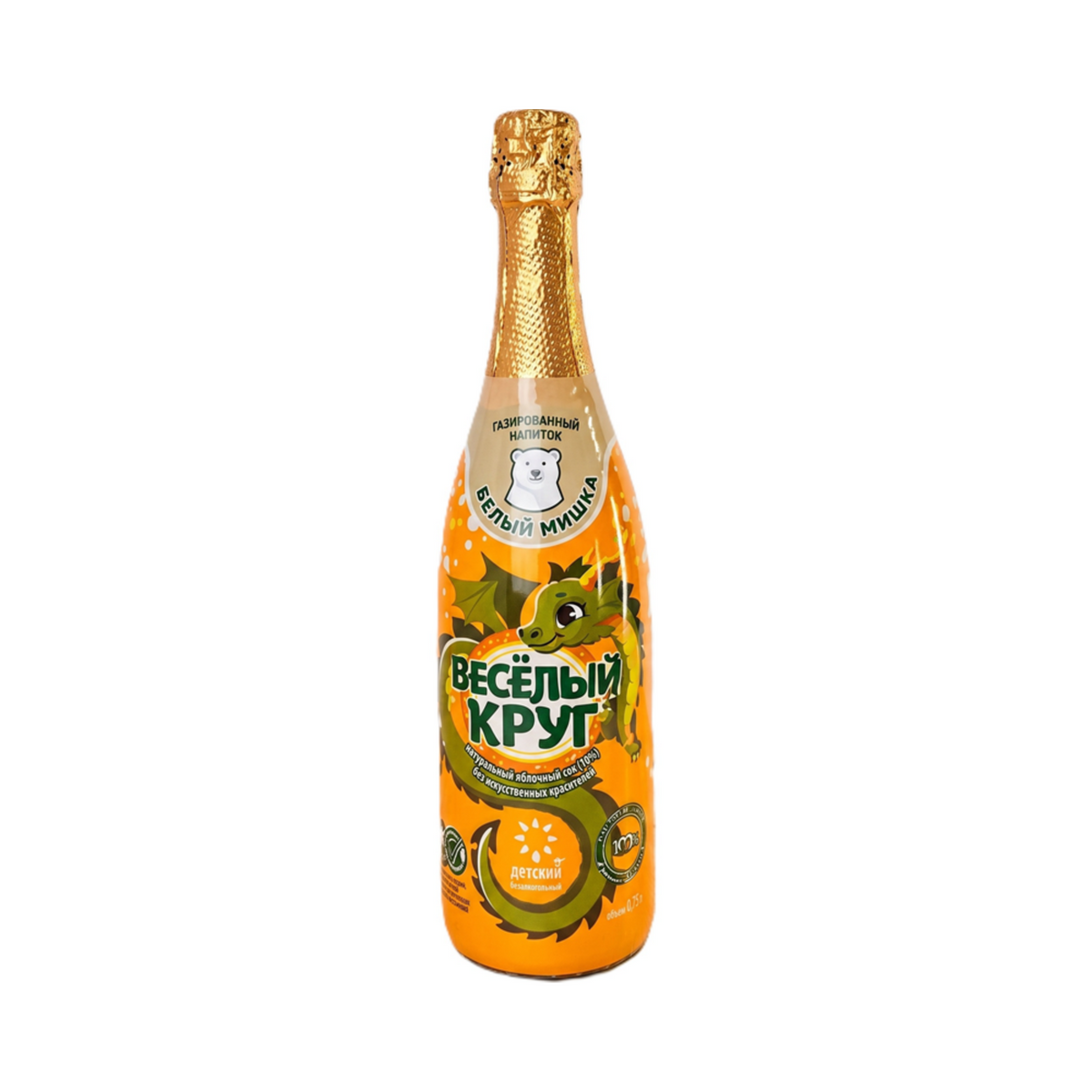 VESELIY KRUG Kids Champagne Dushes Alcohol Free, 750ml