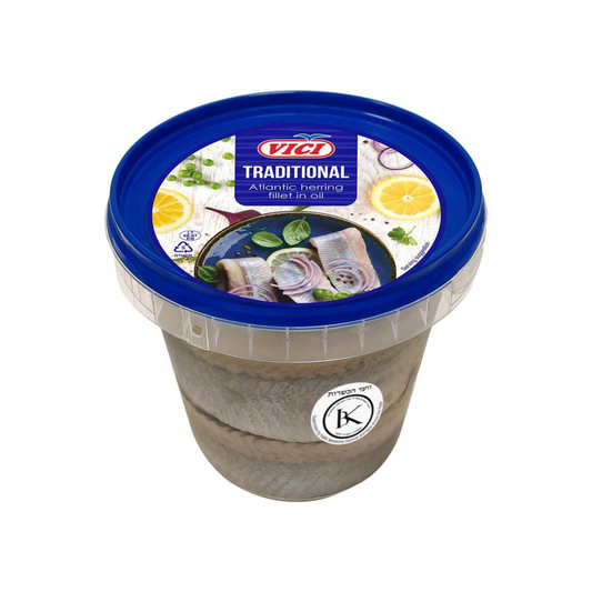 VICI Traditional Atlantic Herring Fillet in Oil, 600g