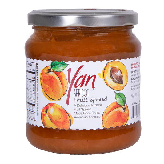 YAN Premium Apricot Fruit Spread, 538g