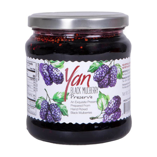YAN Premium Black Mulberry Preserve, 567g