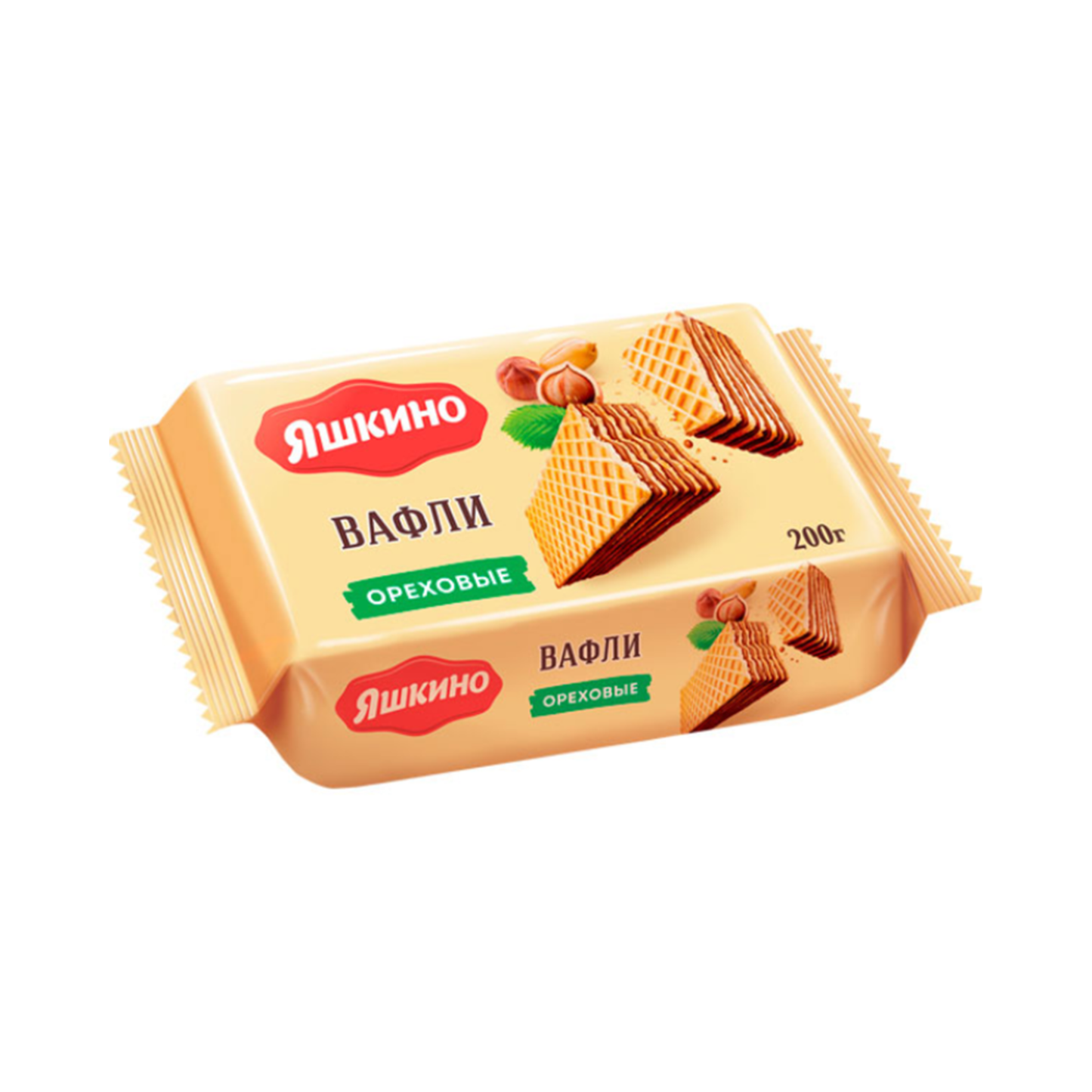 YASHKINO Crispy Wafers with Nut Filling, 200g