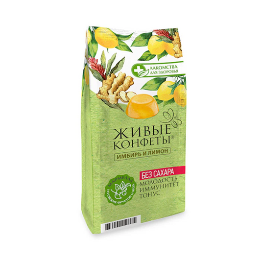 ZHIVYE CONFETY Sugar Free Ginger/Lemon 170g