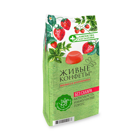 ZHIVYE CONFETY Sugar Free Melisa & Strawberry 170g