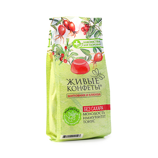 ZHIVYE CONFETY Sugar Free Rosehip/Cranberry 170g