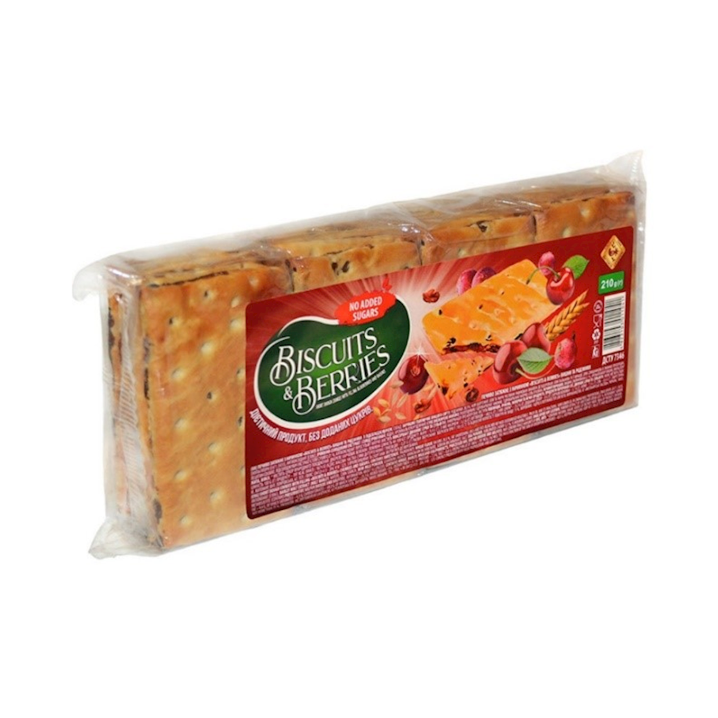 ZL Cookies no Sugar Biscuits and Berries 210g