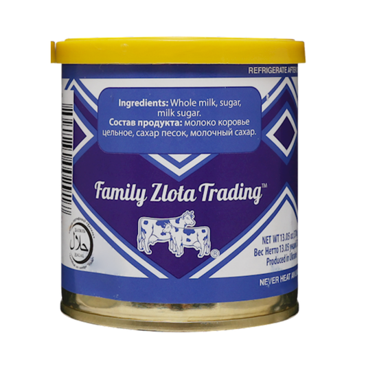 ZLOTA TRADING Halal Sweetened Condensed Milk, 370g