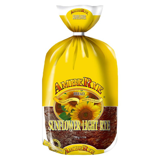 AMBERYE Sunflower Light Rye Bread, Frozen, 700g