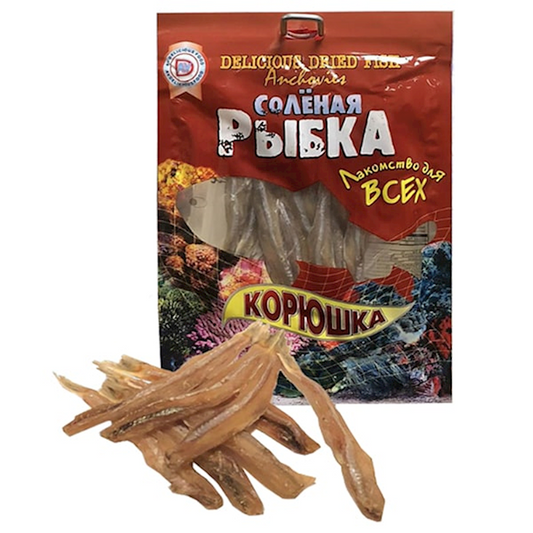 AV DELICIOUS Dried Anchovy "Koryushka", 90g