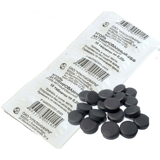 Absorbent Carbon, 10tabs