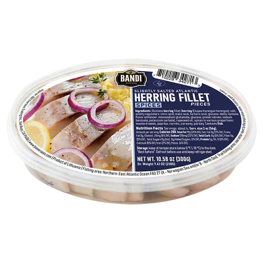 BANDI Herring Fillet Pieces in Oil with Spices, 300g
