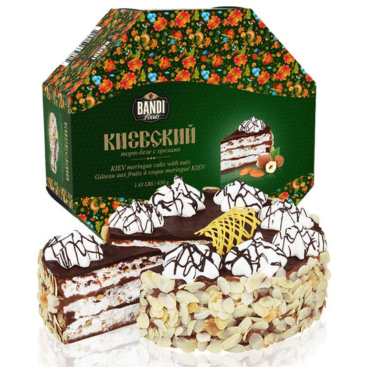 BANDI "Kievskiy" Cake, Frozen, 650g