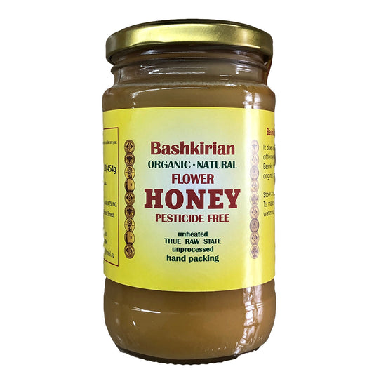 BASHKIRIAN Flower Raw Honey, 454g
