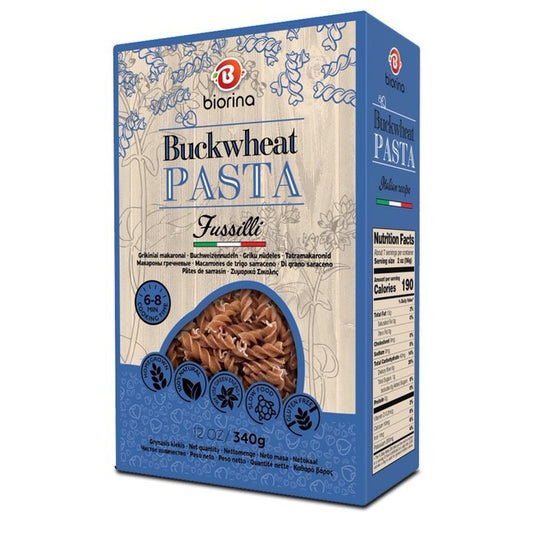 BIORINA Buckwheat Pasta Fusilli (gluten free), 340g