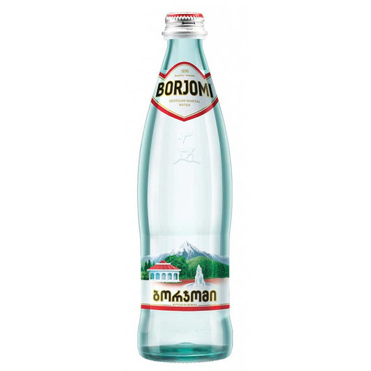 BORJOMI Natural Sparkling Mineral Water (Glass), 500ml