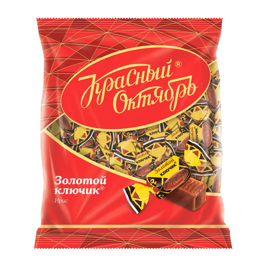 KRASNY OKTYABR Zolotoy Klyuchik Toffee Packaged, 250g