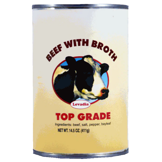 LEVADIA Beef With Broth Top Grade, 411g