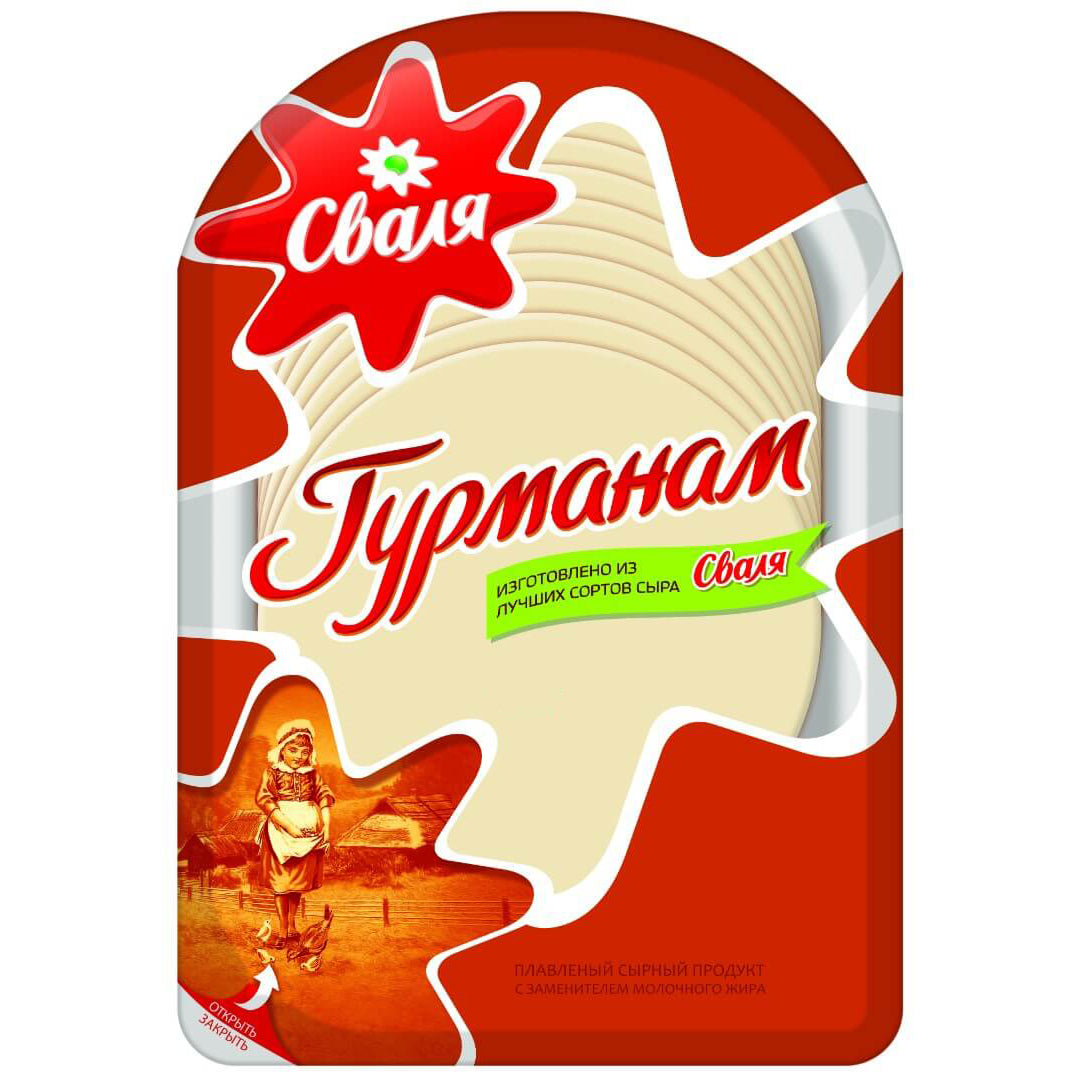 SVALYA Sliced Cheese "Gurmanam", 150g