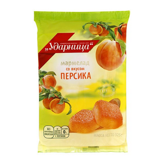 УДАРНИЦА Мармелад со вкусом персика, 325г